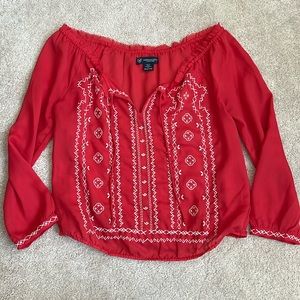 American Eagle Stitched Blouse